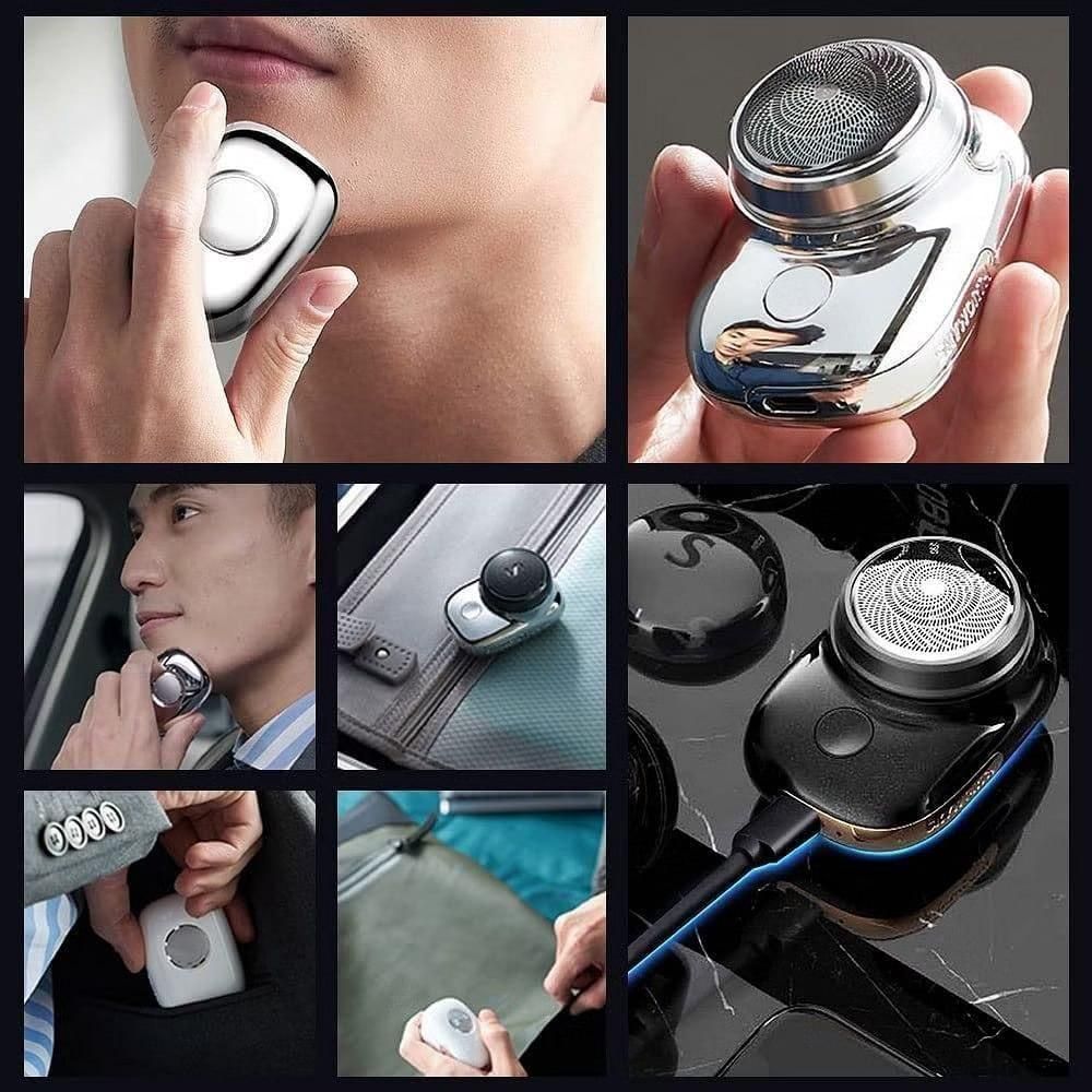 Ultra-Portable Men's Electric Razor – Smooth Shave Anytime, Anywhere