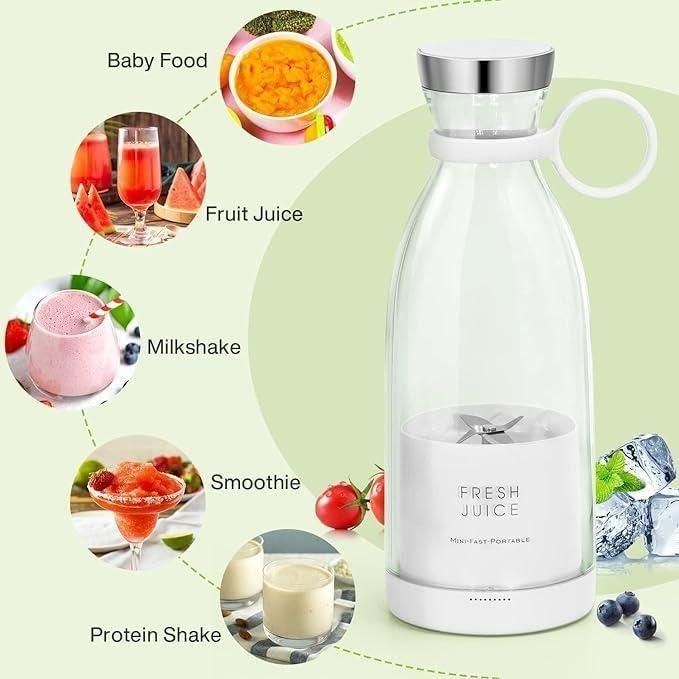Portable Fresh Juice Blender Bottle – Blend Anytime, Anywhere