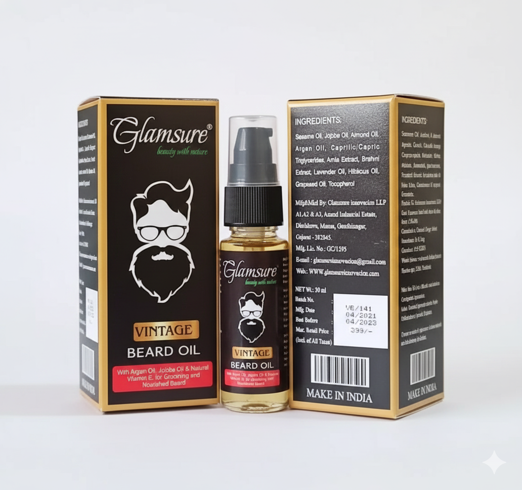 Herbal Beard Oil – Lavender Fragrance (30ml)