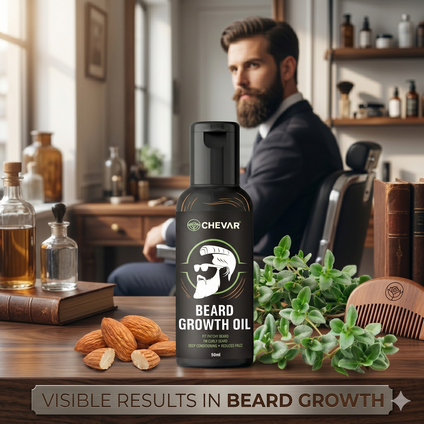 Chevar Beard Growth Oil for Men