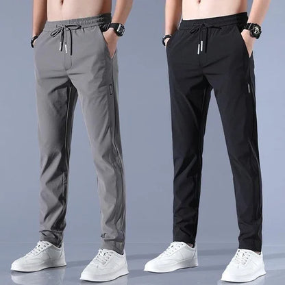 Men’s Lycra Solid Track Pants Combo Pack of 2