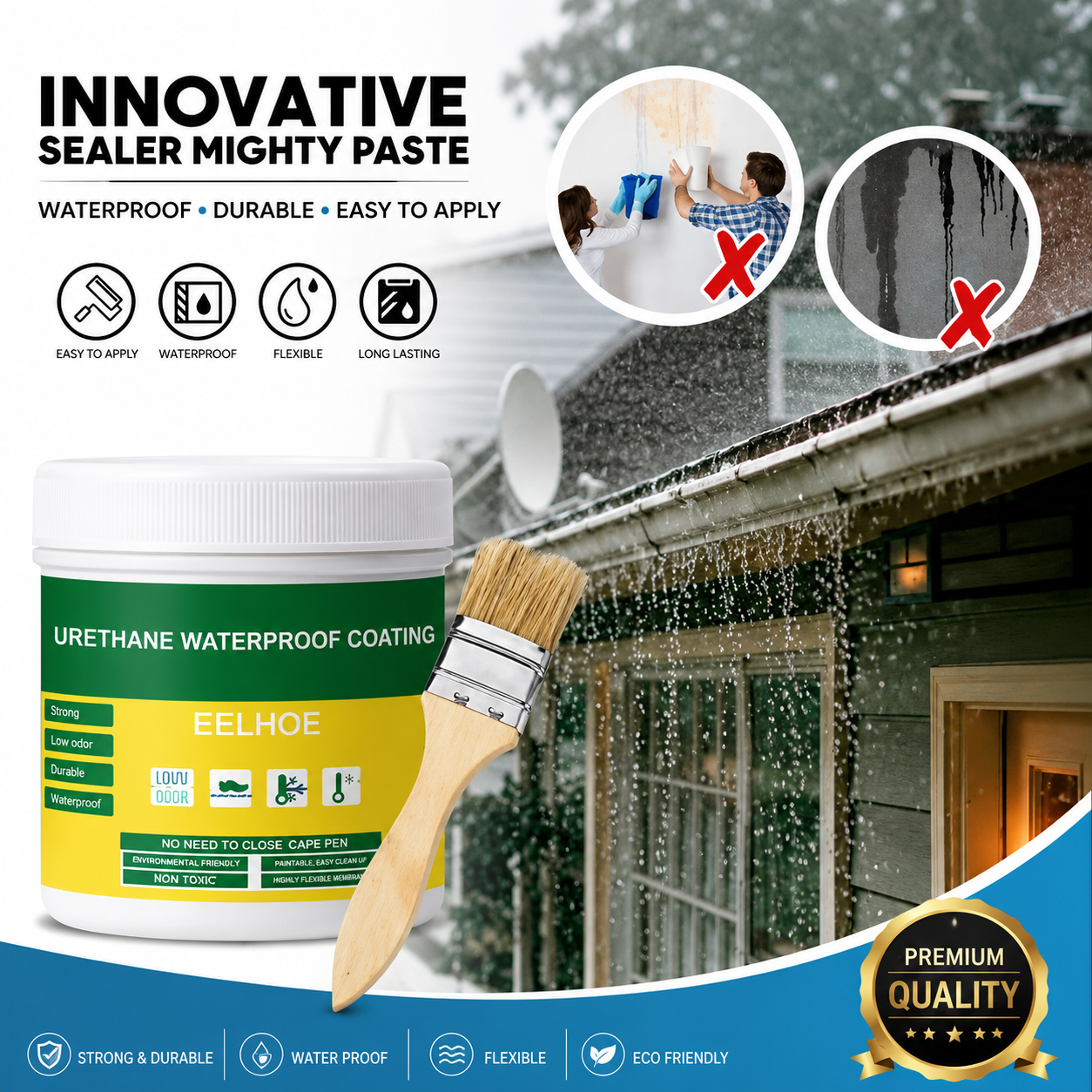 Premium Transparent waterproof glue